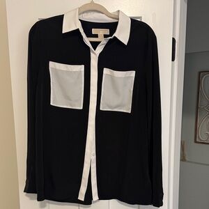 Black and White Women’s Michael Kors Shirt
